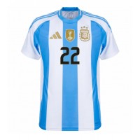 Argentina Lautaro Martinez #22 Replica Home Shirt Copa America 2024 Short Sleeve